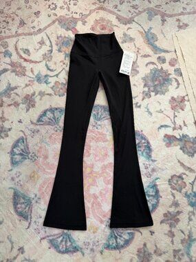 NWT Lululemon Mini Flare Align Leggings - Black - Size 2